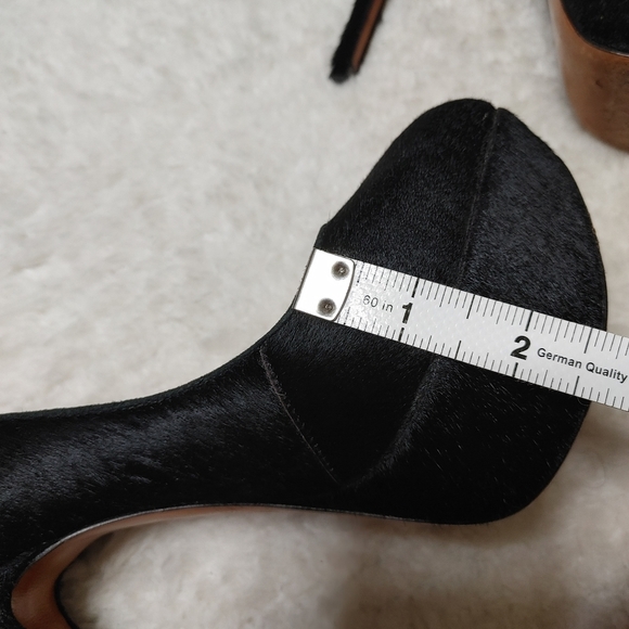 ALEXANDRE Birman Pony Hair Platform Heels 7.5 - Picture 13 of 14